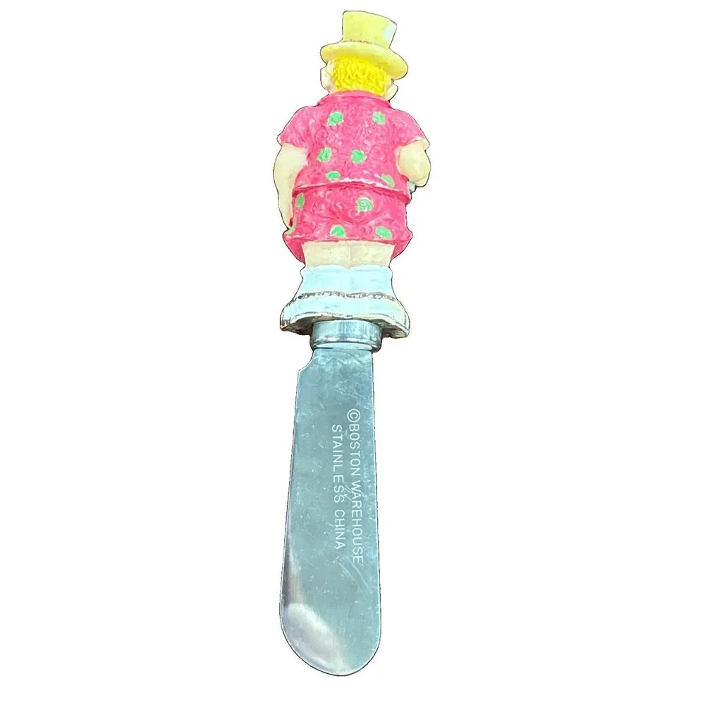 Boston Warehouse Resin Beach Vacation Man Cheese Condiment Dip Spreader
